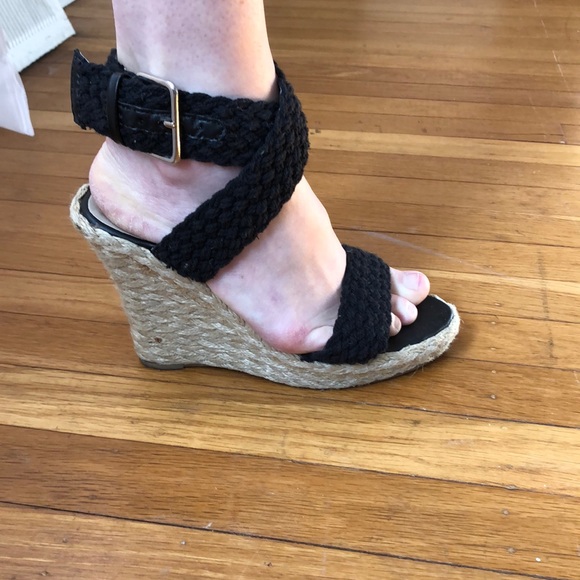 NYLA ‘Colby’ Woven Espadrilles / Black - Picture 4 of 5